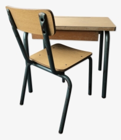 Student Desk And Chair Vintage   Src Https - Dessin Bureau Ecolier Ancien, HD Png Download, Transparent PNG